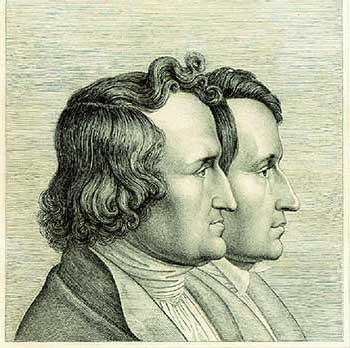 Doppelporträt Brüder Grimm