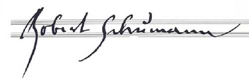 Unterschrift R. Schumann